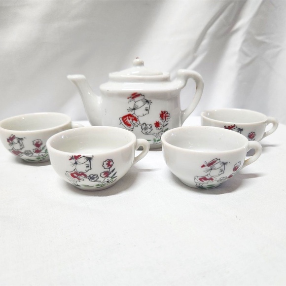 Mini Porcelain Tea Set - Picture 1 of 3
